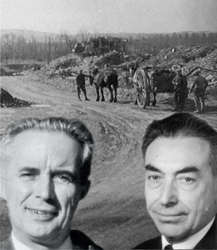 Jean Bourdin et Emile Bouthillon, constructeurs de la Residence des Marronniers
